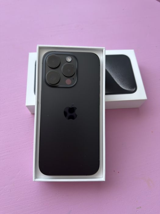 Iphone 15 Pro, 256 gb, black titanium