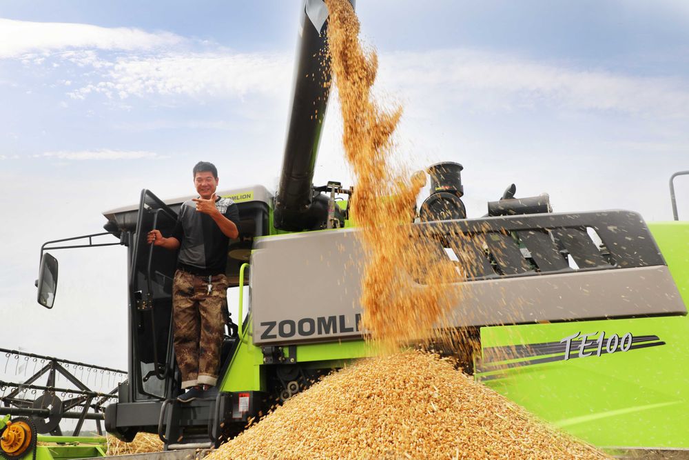 колёсный Комбайн Zoomlion TE100