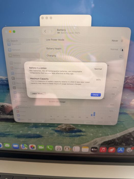 Macbook Pro M1 16” 16GB RAM 500 SSD 96% baterie