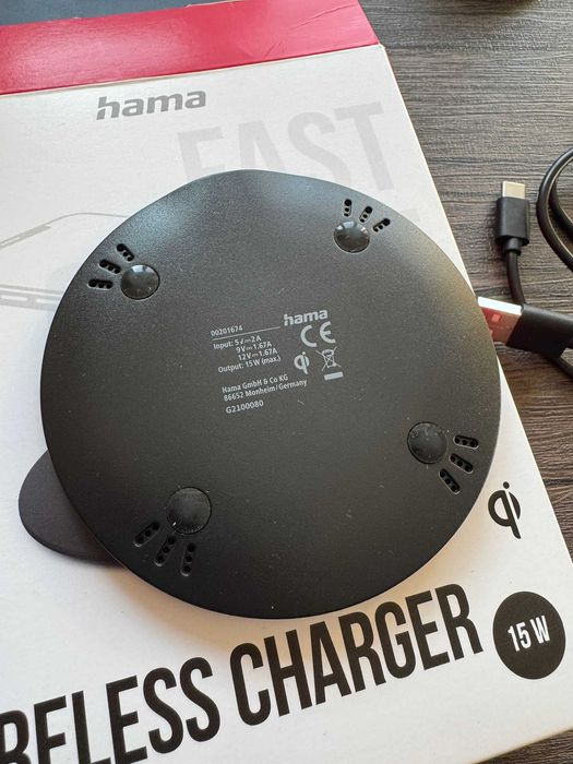 Incarcator Wireless Hama 15W