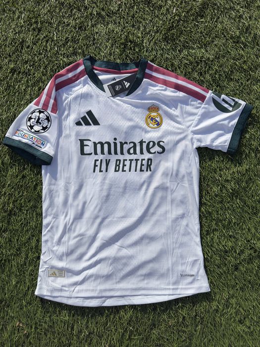 Real Madrid Home UCL 25/26 Mbappe Vini Jr  Bellingham(S/M/L)