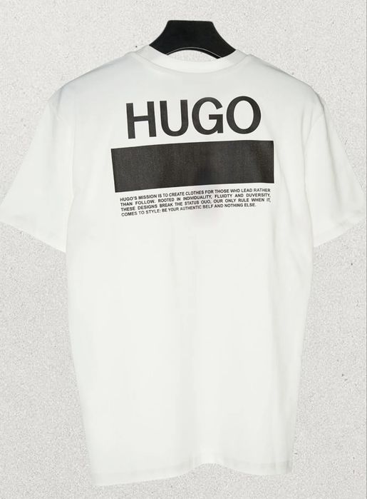 Hugo тениска бяла