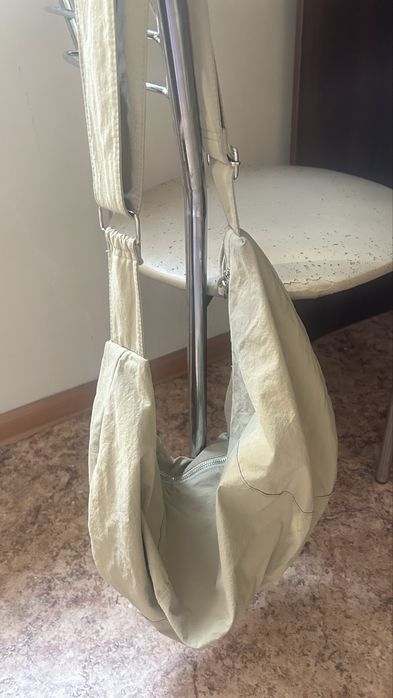 Сумка шоппер молочного цвета