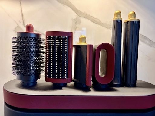 Airwrap ID red velvet/gold CA NOU, original, luat direct de la Dyson Romania
