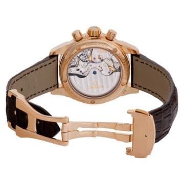 Omega De Ville Co-Axial Aur Rose Bezel Diamante Fabrica Dial MOP 36mm