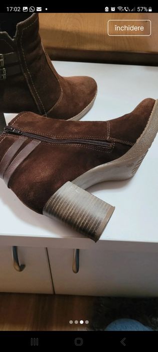 Botine din piele
