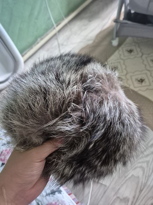 Норка шапка женский