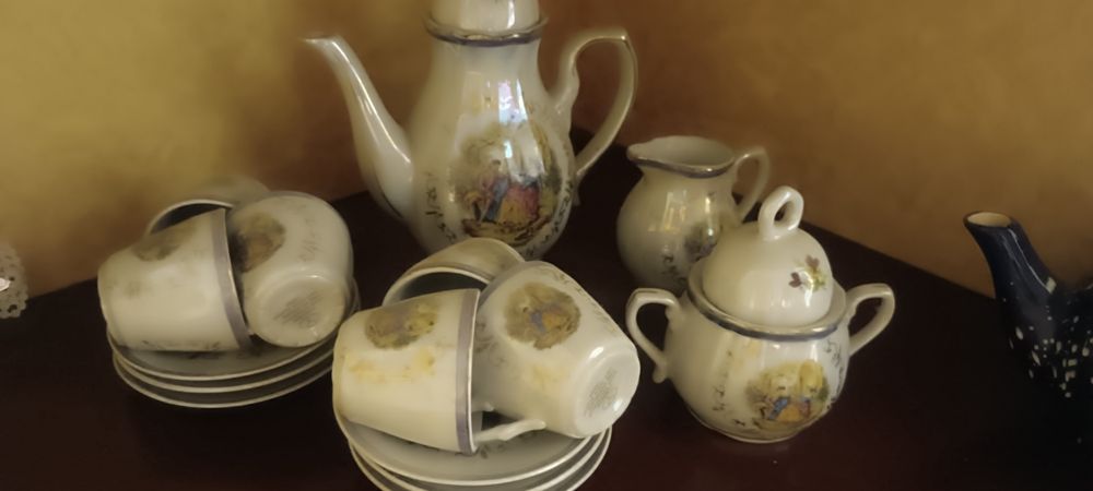 Посуда статуэтки