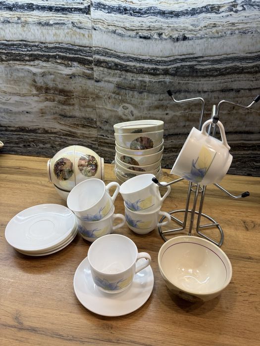 Чайный набор, пиала, рюмки