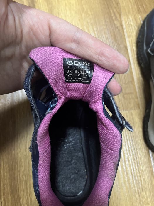 Geox ботиночки , стелька чуть утепленная