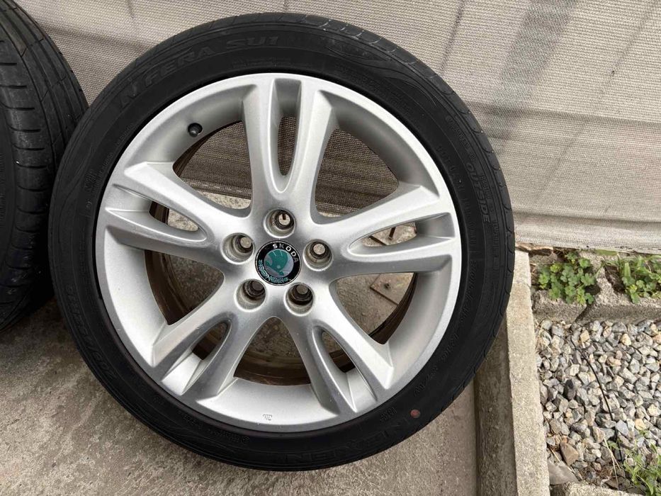 4бр. Алуминиеви джанти с гуми 205/45 R16 Skoda Fabia VRS, Vw,  5x100