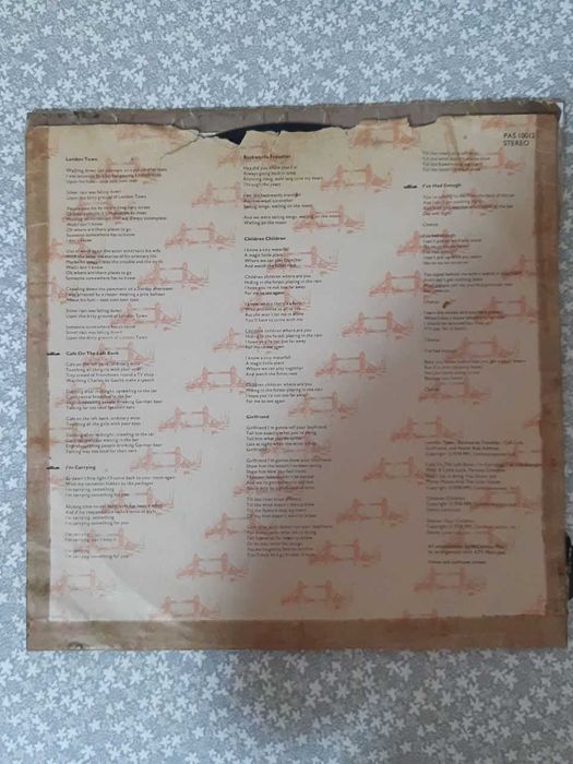 Пластинка Wings – London Town 1978 ORIGINAL INDIA VG/G