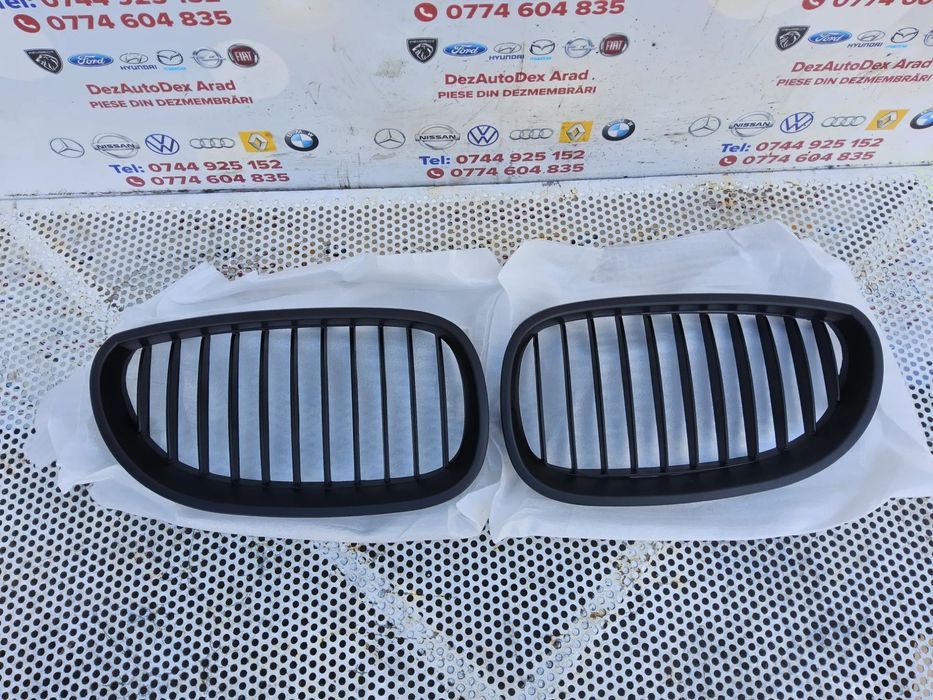 Grile capota BMW E60 an 2003-2009 grile nări capota negru mat BMW seria 5 e60