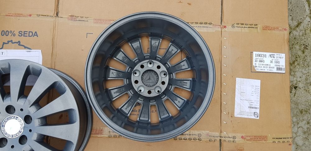 Vând jante aliaj roti  16 "originale Mercedes Benz 5x112  NOI