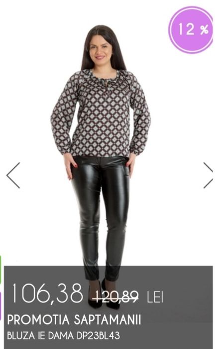 Ii dama pe negru cu buline albe