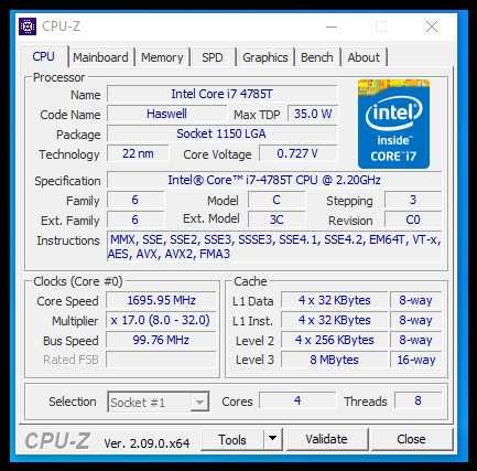 Мини компютър Terra Micro Intel Core i7-4785T 16gb ssd+hdd