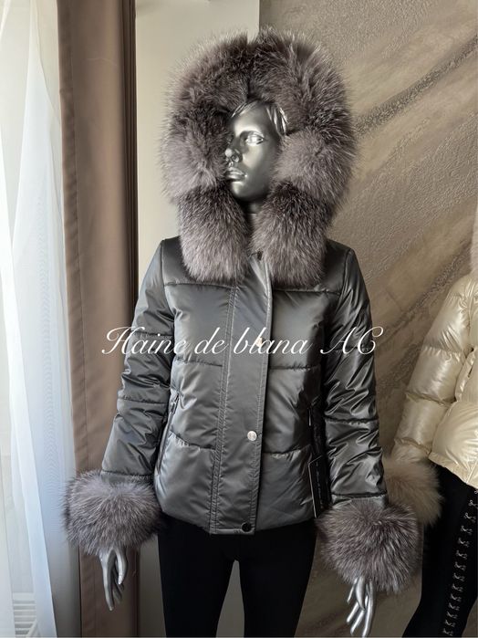 Geci de fas accesorizate cu blana naturala