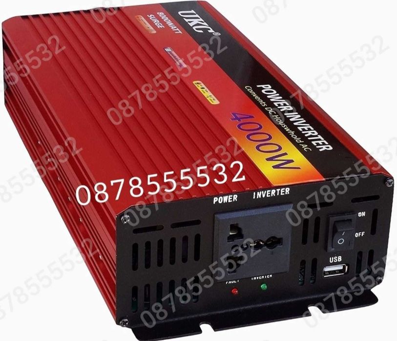 Инвертор за Автомобил на 12v/220v 500/1000/2000/4000 24v/220 Инвертори