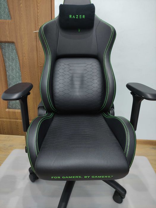 Scaun de birou/gaming Razer Iskur, negru-verde