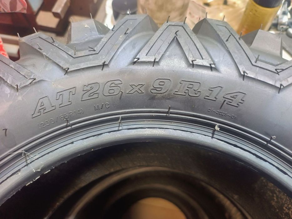 Гуми Duro Power Grip спорт пакет 26x9 R14 и 26х12 R14 чисто нови ДОТ 2025