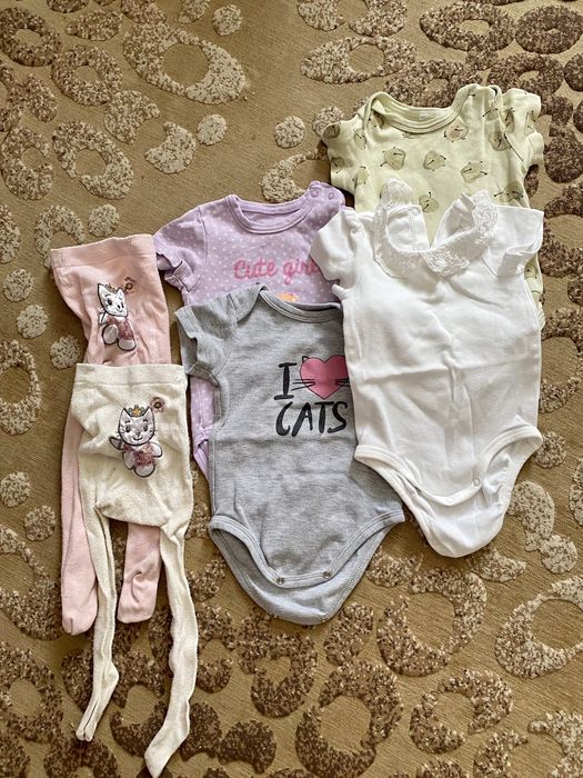 Пакет детских вещей и обуви для девочки