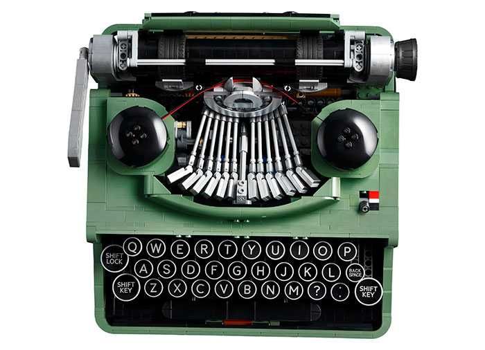 NOU TIP lego Masina de scris 21327 2079 piese