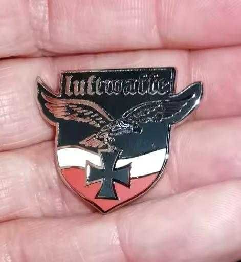 Брошка Luftwaffe Орел Черен Кръст Немските Военновъздушни Сили Германия Третия Райх Железен Кръст Значка SS23 Военен Знак Отличие за Храброст Доблест