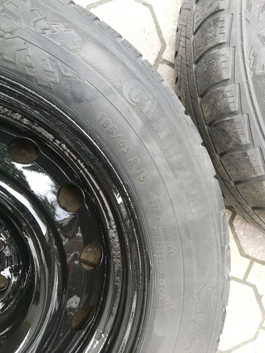 2 Железни джанти 15 цола 4х108 с гуми R15 185/65