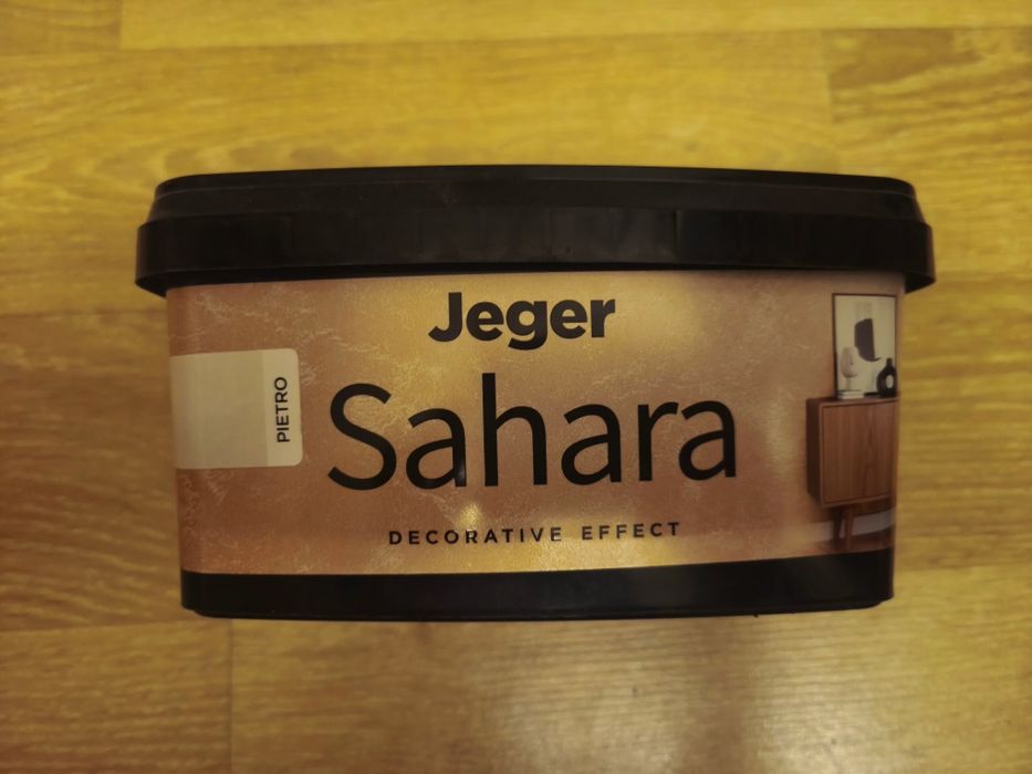 Декоративна пясъчна мазилка Jeger Sahara Pietro  1L / покрива 8 кв.²