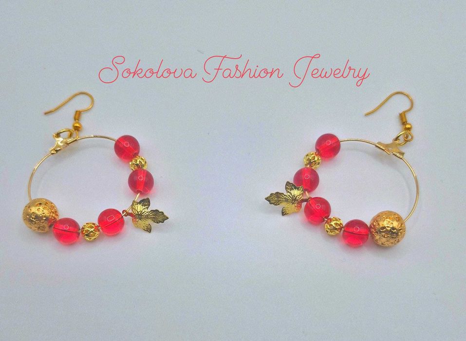 Комплект Колие, Гривна, Обеци(уникат, ръчна изработка)