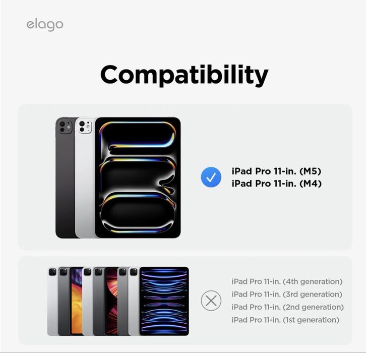 Elago Magnetic Folio Case за iPad Pro 11”