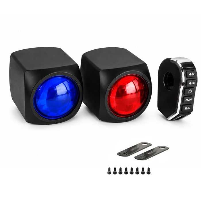 Тонколони за мотор Automat-С LED светлини и Bluetooth