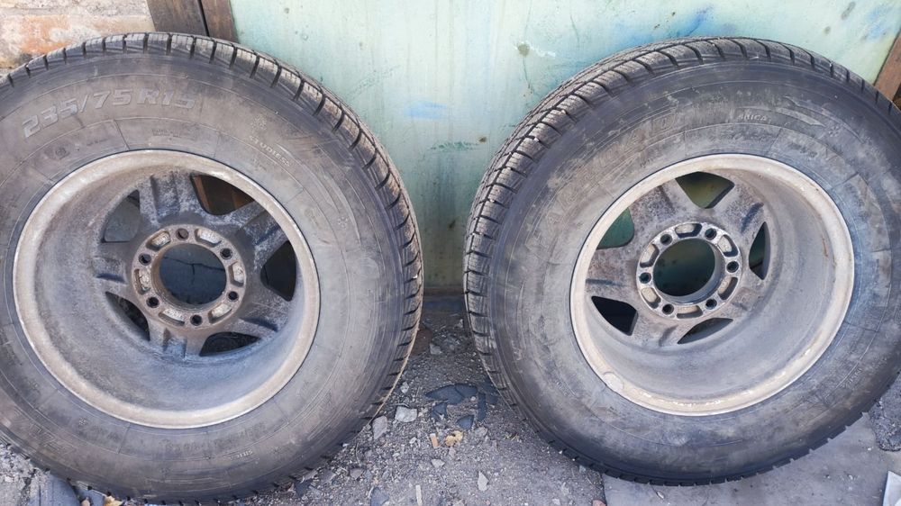 Диски с резиной Pajero 2