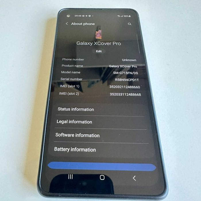 Водо/удароустойчив телефон (IP68) Samsung Galaxy XCover Pro