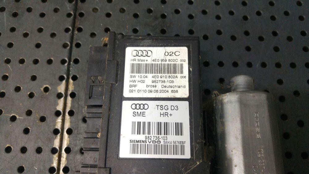 Motoras macara dreapta spate audi a8 d3 4e2 4e8 4e0959802c 4e0910802a 982738103