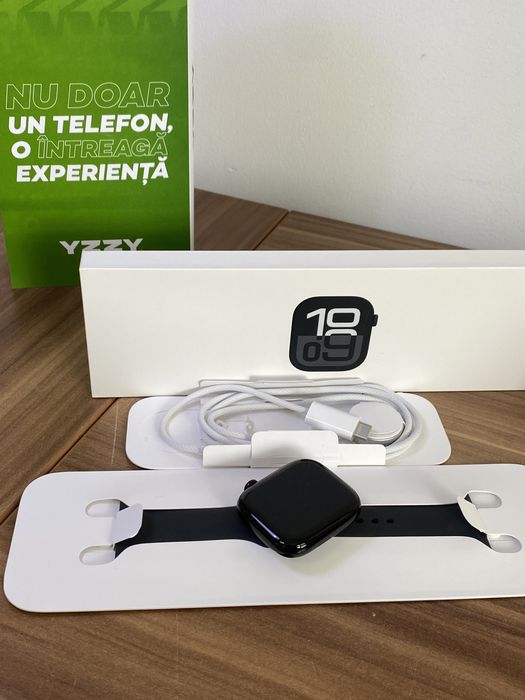 Apple Watch Seria 10 46 mm, GPS, Black, Ca nou, Cod produs: K7YK