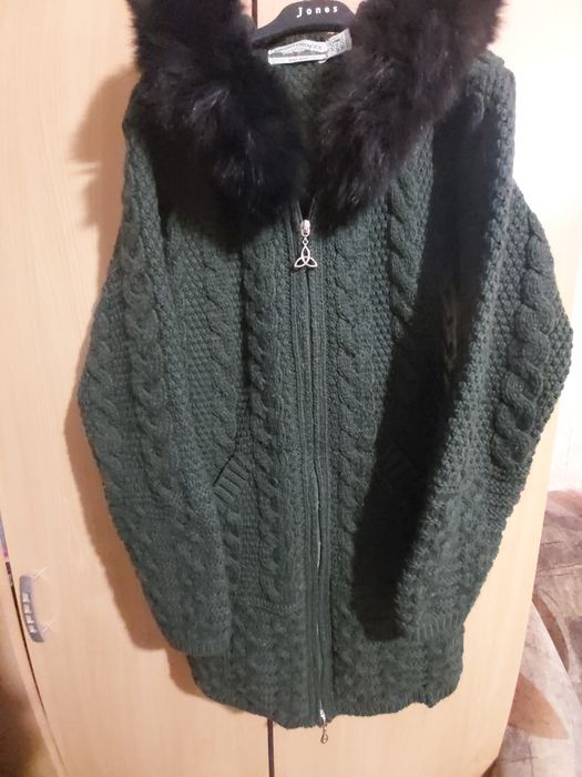 Жилетка с естествен пух