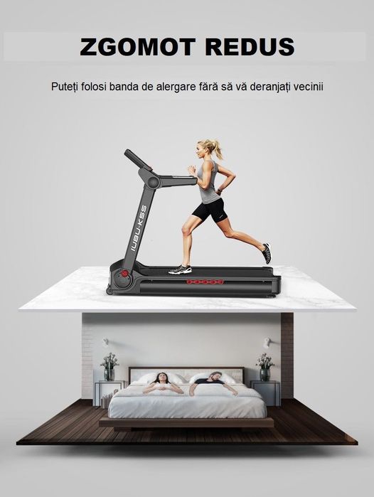 Banda Alergat Electrica K5S Viteza 15km/h 140Kg Inclinare automata