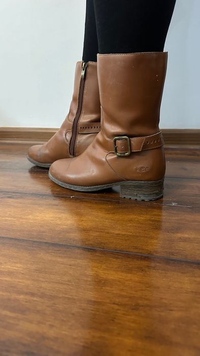 Сапоги из натуральной кожи