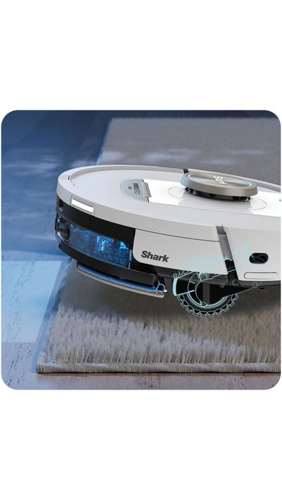 Robot de aspirare cu mop Shark PowerDetect NeverTouch Pro 2in1 RV2800ZEEUWH, statie NeverTouch Pro reincarcare, auto-curatare, 2 ani garanție la eMAG