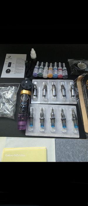 Set complet tattoo,are tot ce trebuie, produs nou