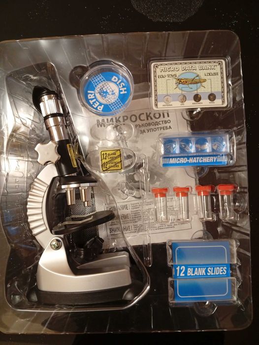 EDU TOYS Детски микроскоп с прожектор