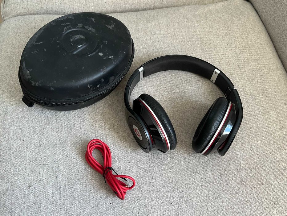 Casti Monster Beats by Dr Dre Studio Powered On Ear + toc