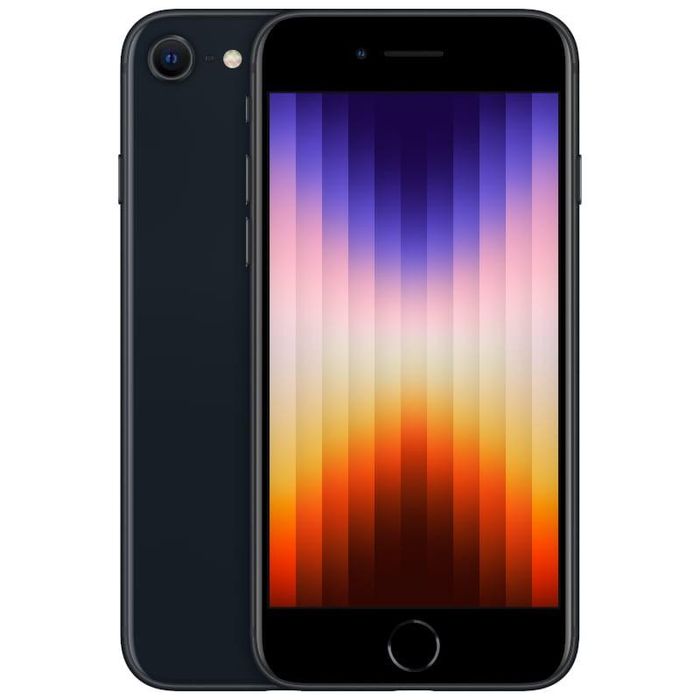 Telefon mobil Apple iPhone SE 3, 64GB, 5G, Midnight