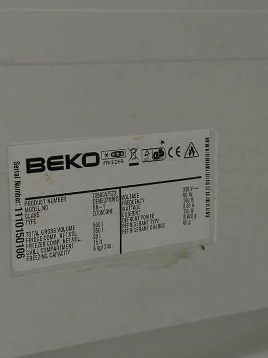 Frigider Beko 2 usi DDEN507MWD+