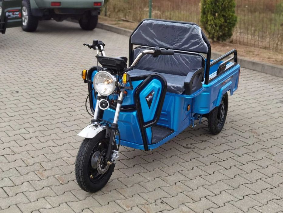 Triciclu electric fara cabina 1600W nou marca BRECKNER E Agramix NOU