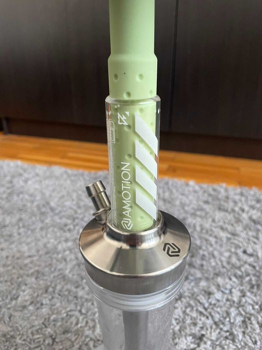 Narghilea Premium Amotion FUTR (Lime) - NOUĂ - Pachet complet!