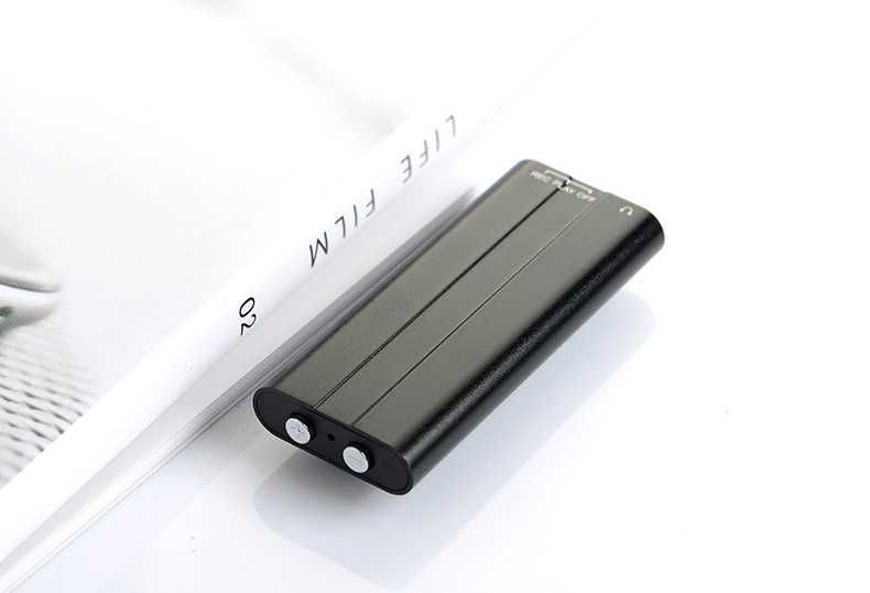 Мини подслушвател, аудио записващо устройство скрит звукозапис 50 часа