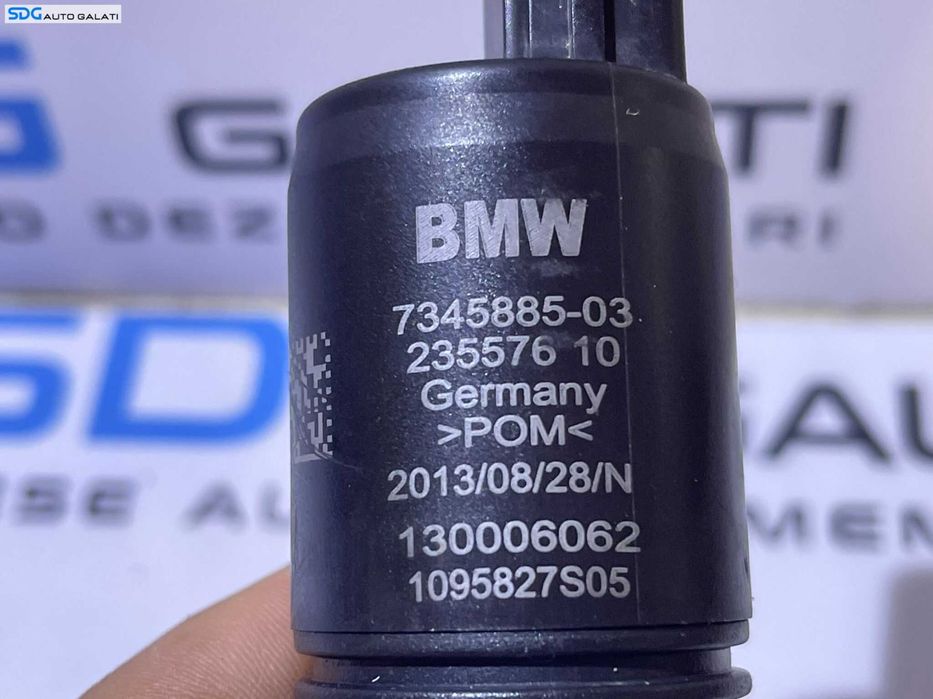 Pompa Pompita Motoras Vas Stropgel Lichid Parbriz BMW Seria 1 F20 F21 2010 - 2019 Cod 7345885 734588503 1095827S05