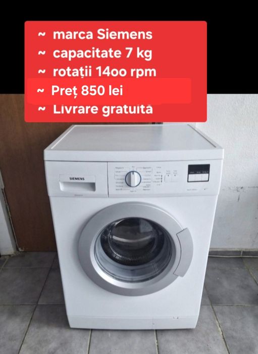 Masini de spalat rufe automate import Germania.  Wa plus 62200